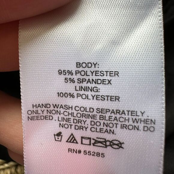 NWT new Express Sequin Cowl Neck Slip Dress size XXS black midi asymmetrical - Picture 7 of 7